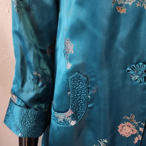 Vintage Chinese Silk Kimono Size 36 - Picture 6 of 10